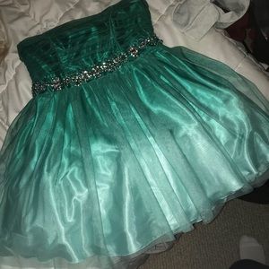 Beautiful Ombré Strapless Dress